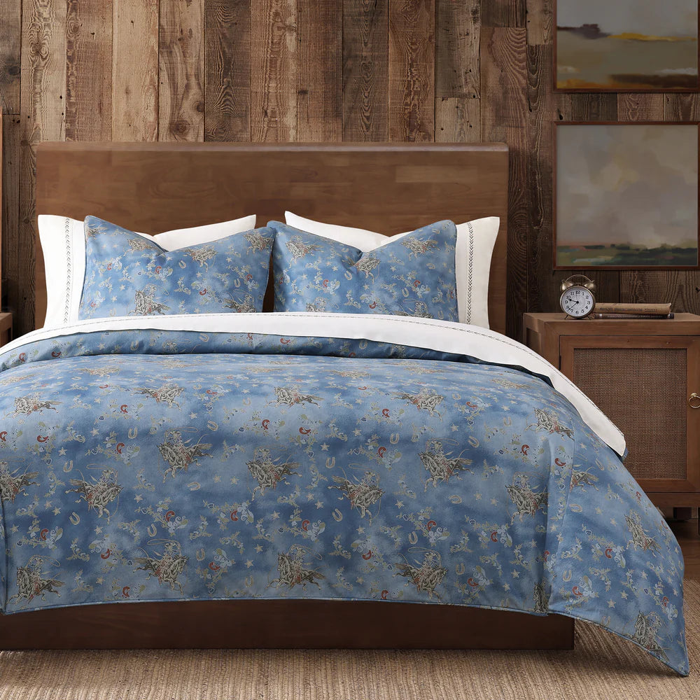 Tasha Polizzi Lee Western Washed Denim Bedding Set