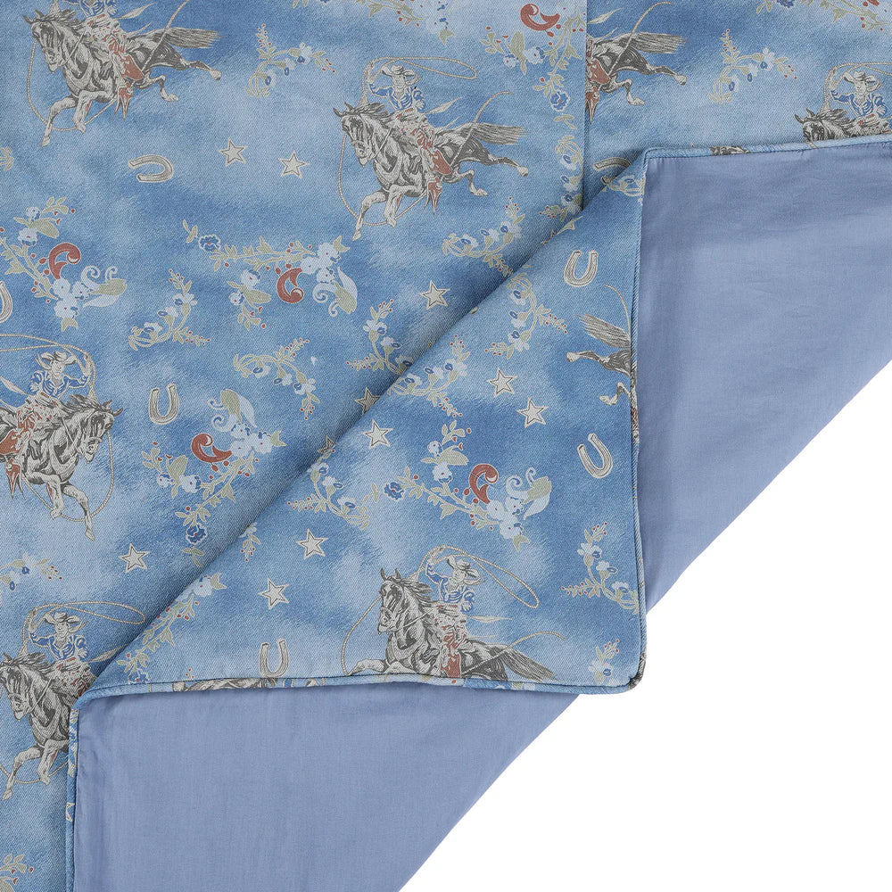 Tasha Polizzi Lee Western Washed Denim Bedding Set