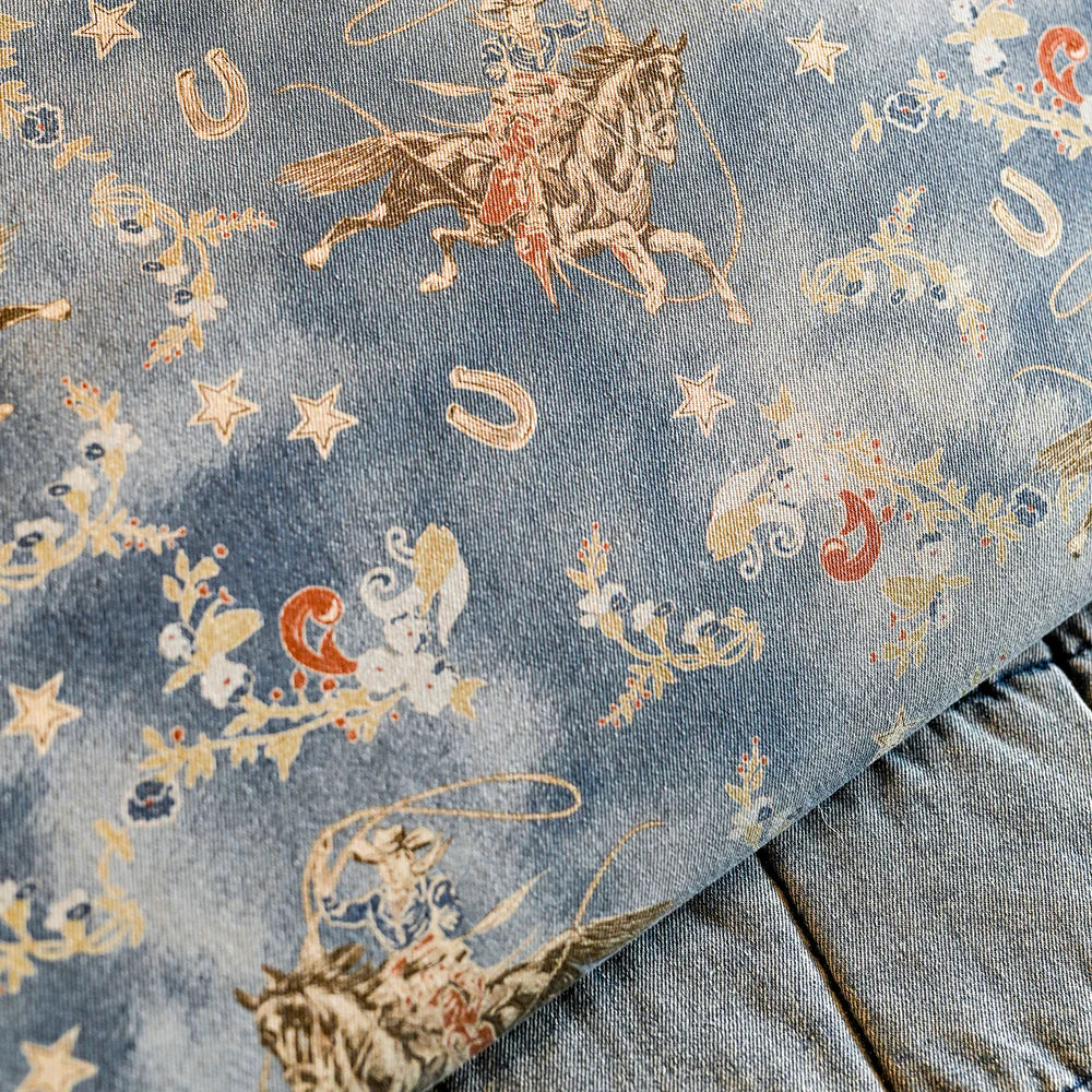 Tasha Polizzi Lee Western Washed Denim Bedding Set