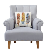 Feathers Wool Hook Throw Pillow