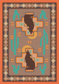 Howl at the Moon Southwest Rug