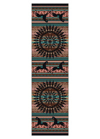 Ghost Rider - Turquoise Southwestern Rug