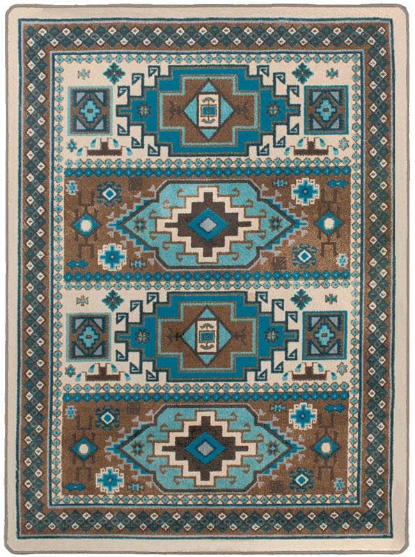 Indigo Turquoise American Dakota rug