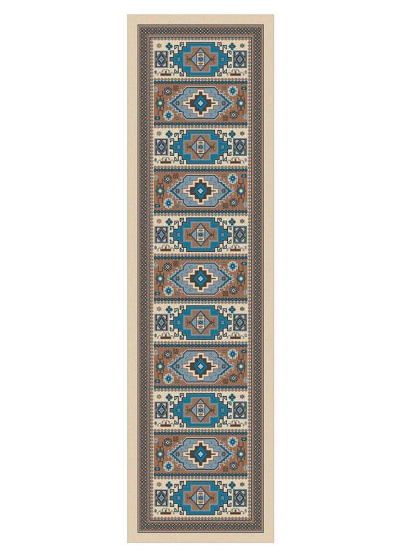 Indigo Turquoise American Dakota rug