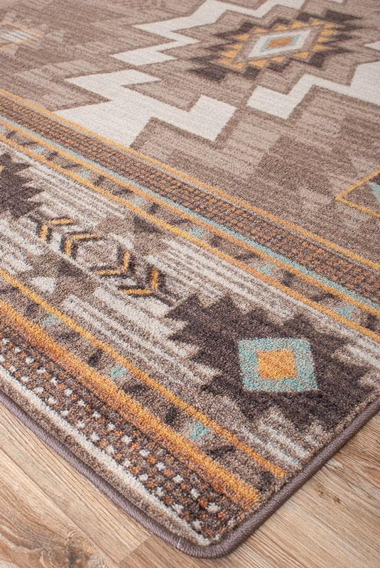 Barrel - Worn Saddle Western Rug | American Dakota Rugs