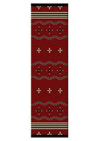 Big Chief - Red Trading Post Rug