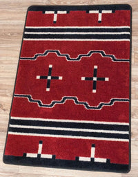 Big Chief - Red Trading Post Rug