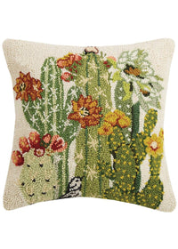 Southwestern Cactus Floral Hook Pillow