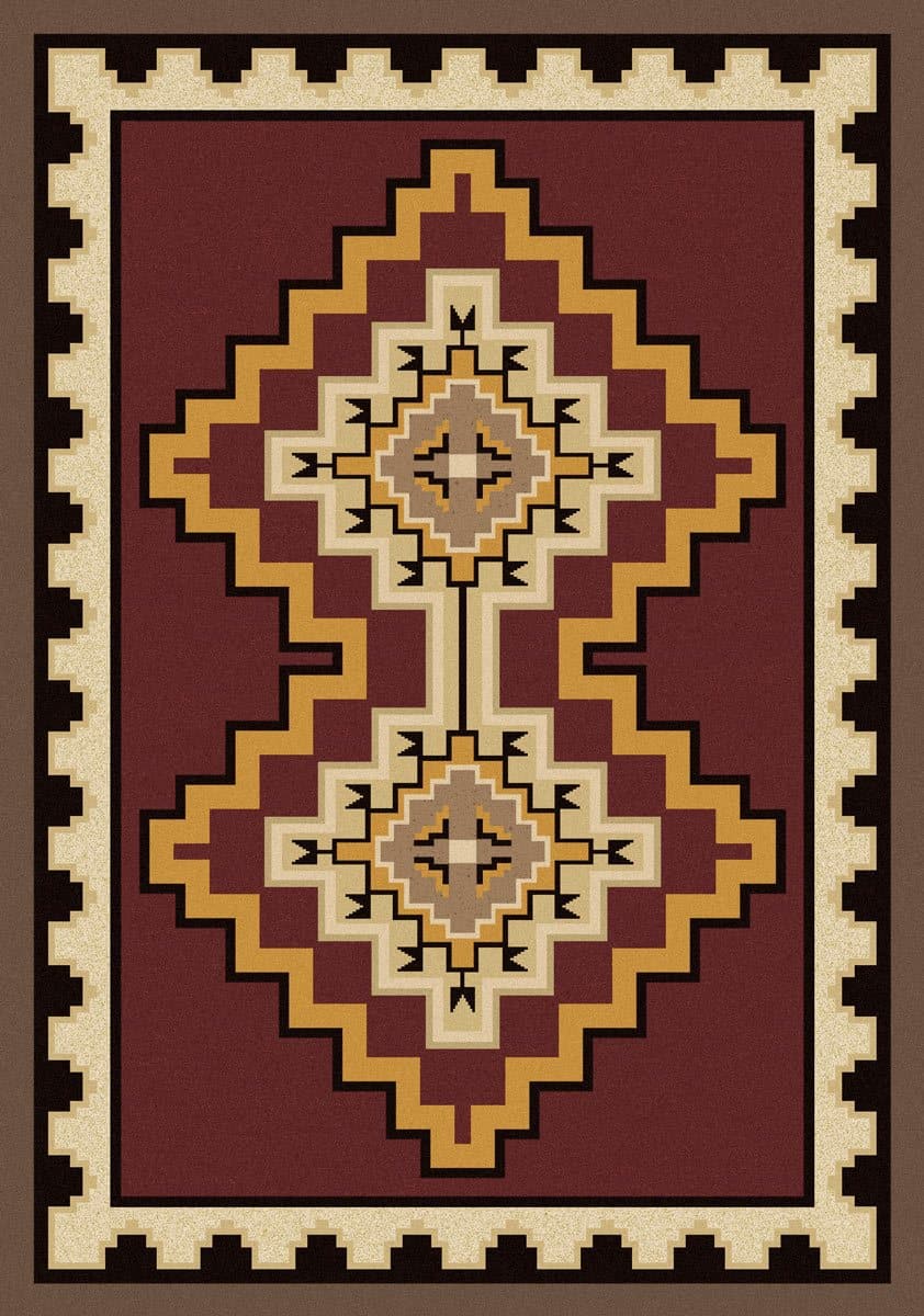 American Dakota Council Fire Fine Area Rug