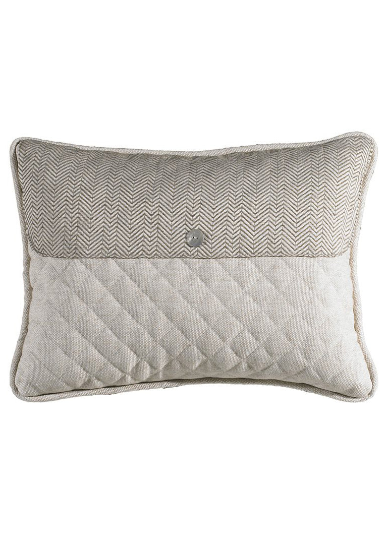Fairfield Cream & Taupe Envelope Pillow