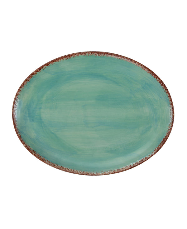 Turquoise Patina Serving Platter