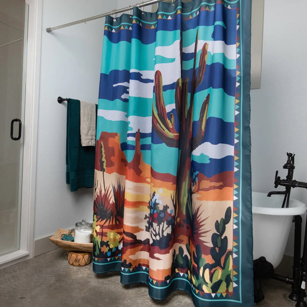 Paint By Numbers Shower Curtain
