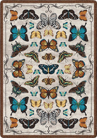 Butterflies - English Collectors Cabinet Rug Collection