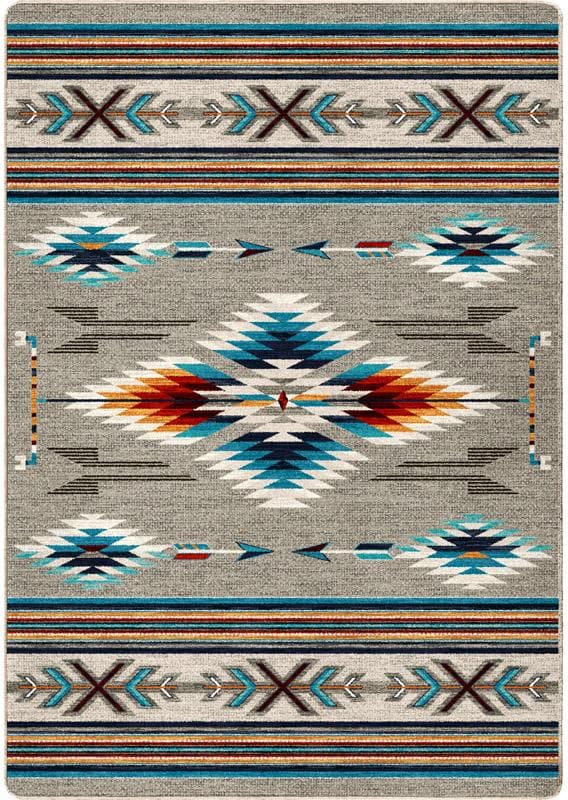 southwestern cowboy rug