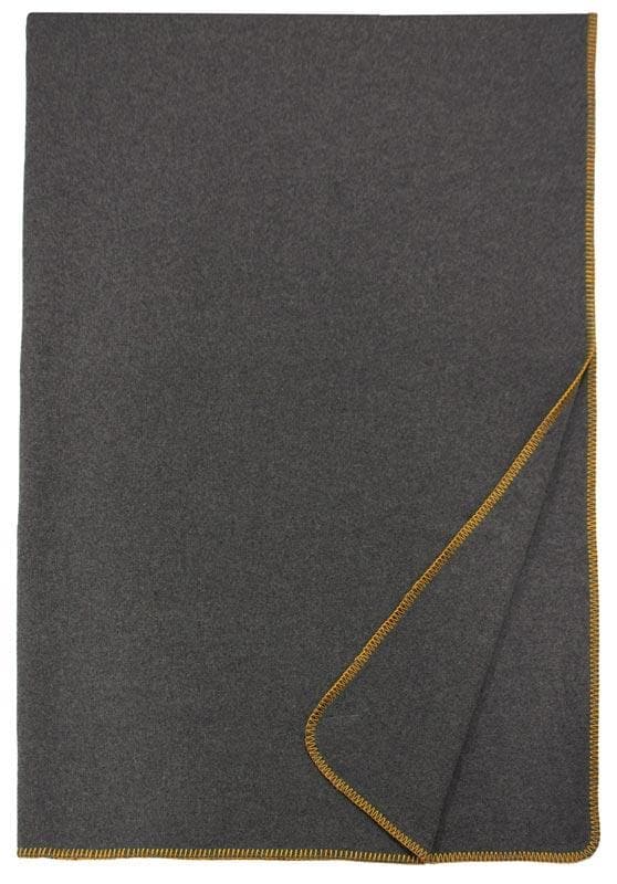 Grey and best sale gold throw blanket