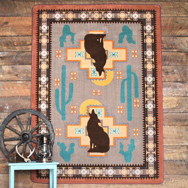 Howl at the Moon Southwest Rug