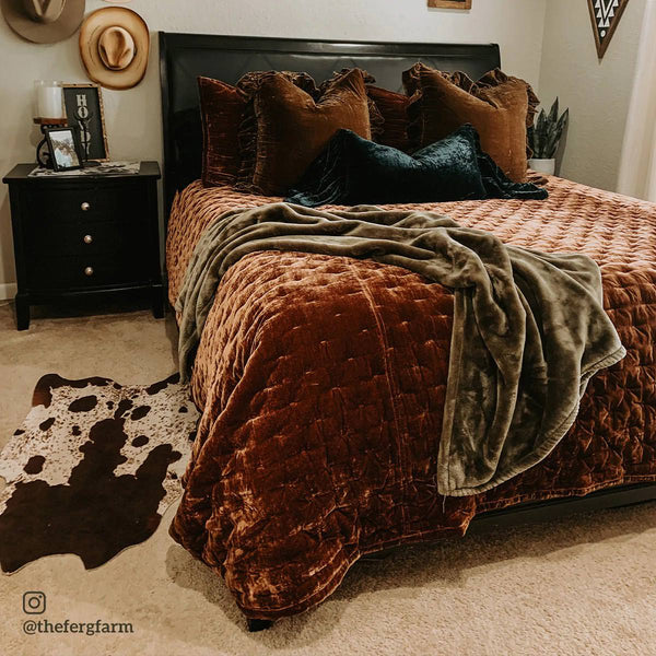 Silk velvet store blanket