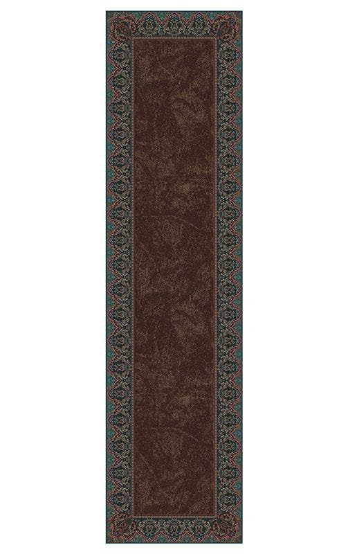 leather style rug