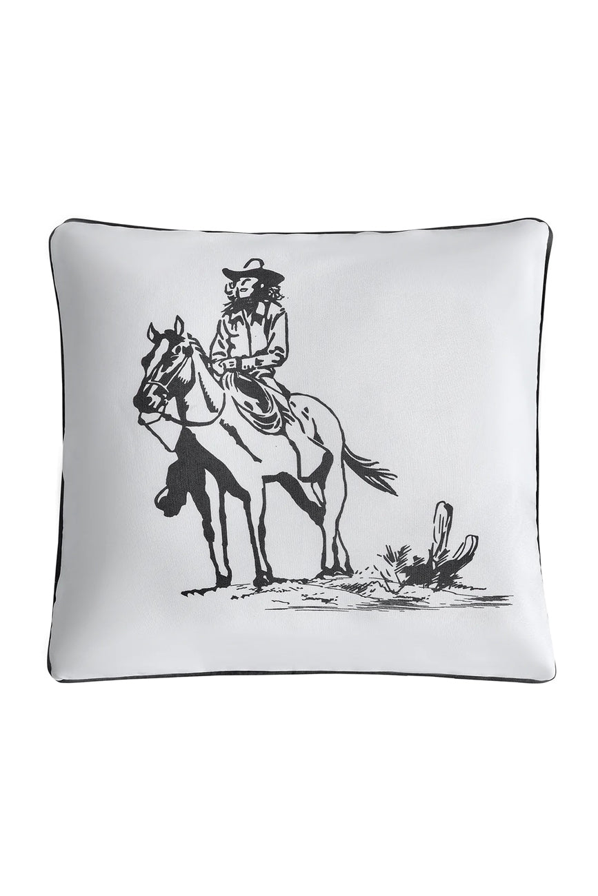 Ranch Life Cowgirl Pillow