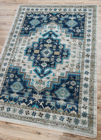 Persian Version - Dusk Blue Turquoise Rug