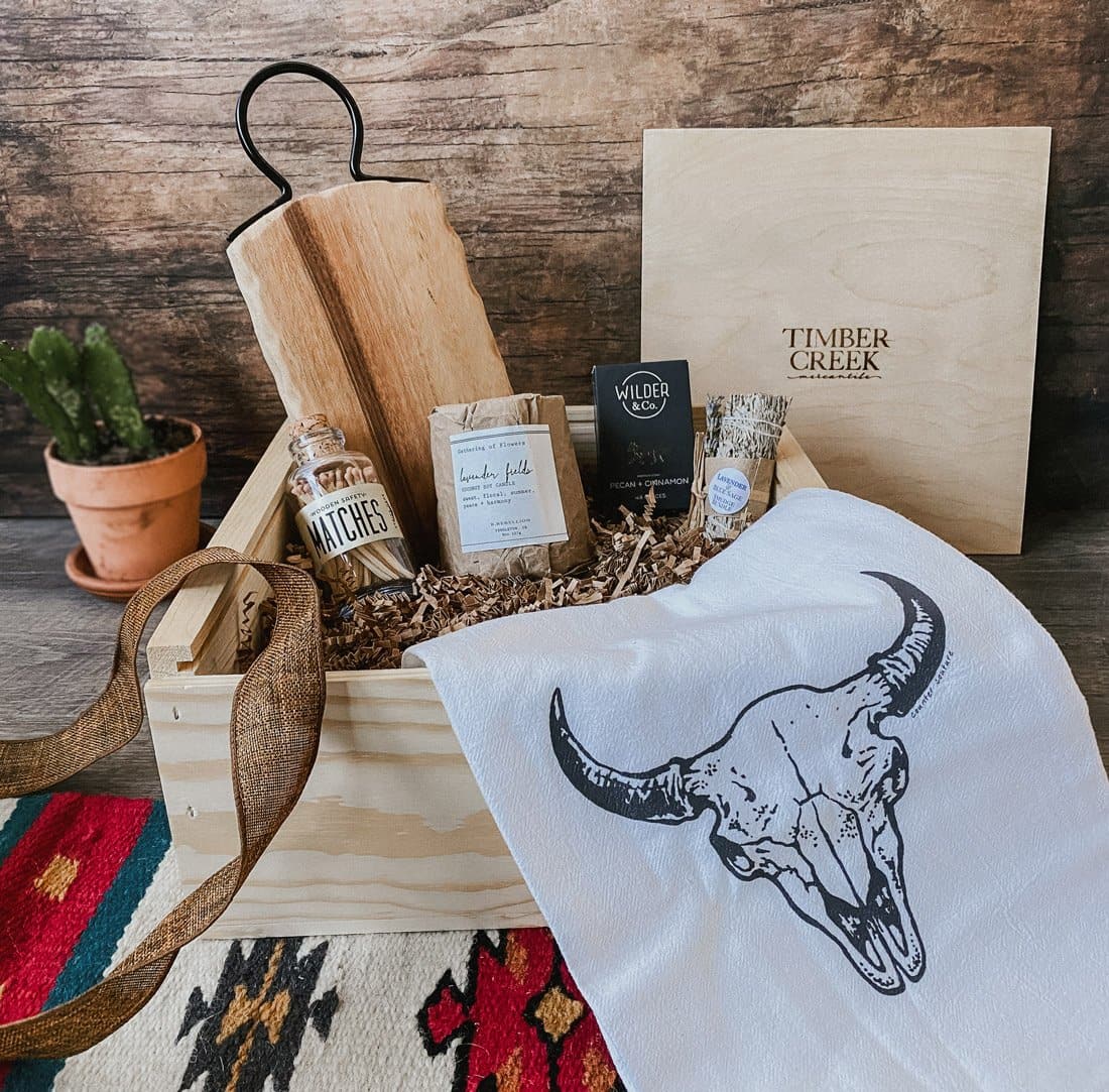 Ranch House - Rust Western Gift Box