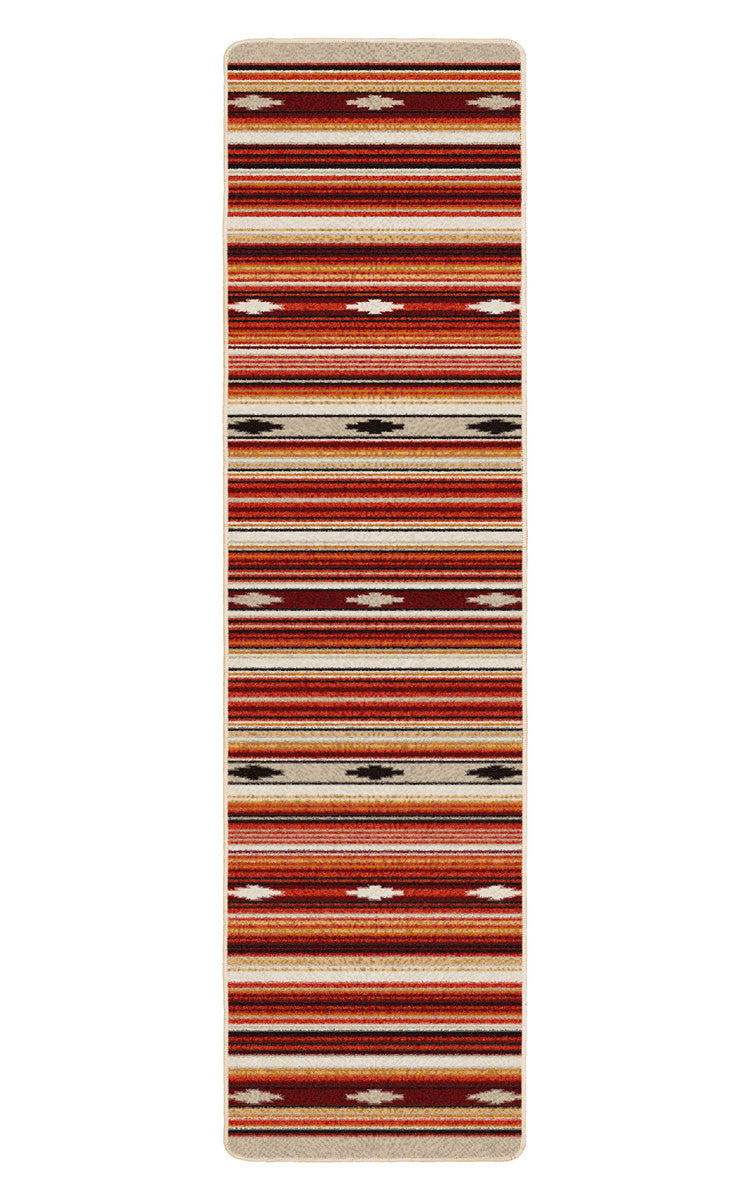 Remington Stripe - Red Multi Southwestern Rug