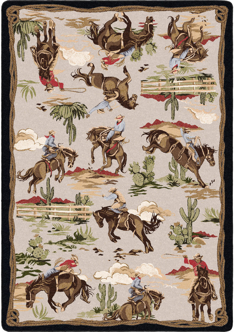 Retro Cowboy - Natural Western Rug