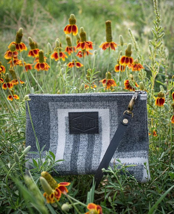 San Miguel - Wool Clutch - made with Pendleton fabric