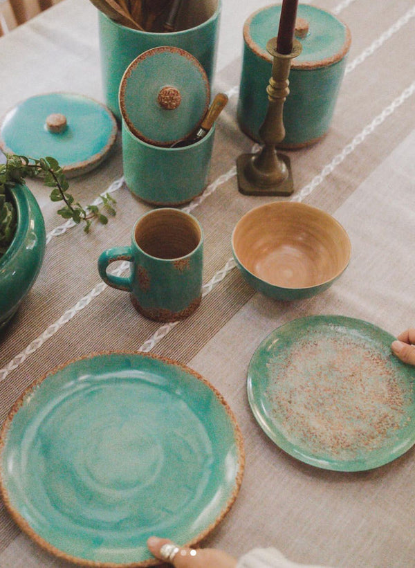 Turquoise Patina Dishes - Paseo Road