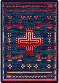 Shoot Me Straight - Power Red Area Rug