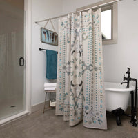 Squash Blossomed Shower Curtain