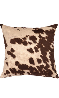 Udder Brown Cowhide Pillow