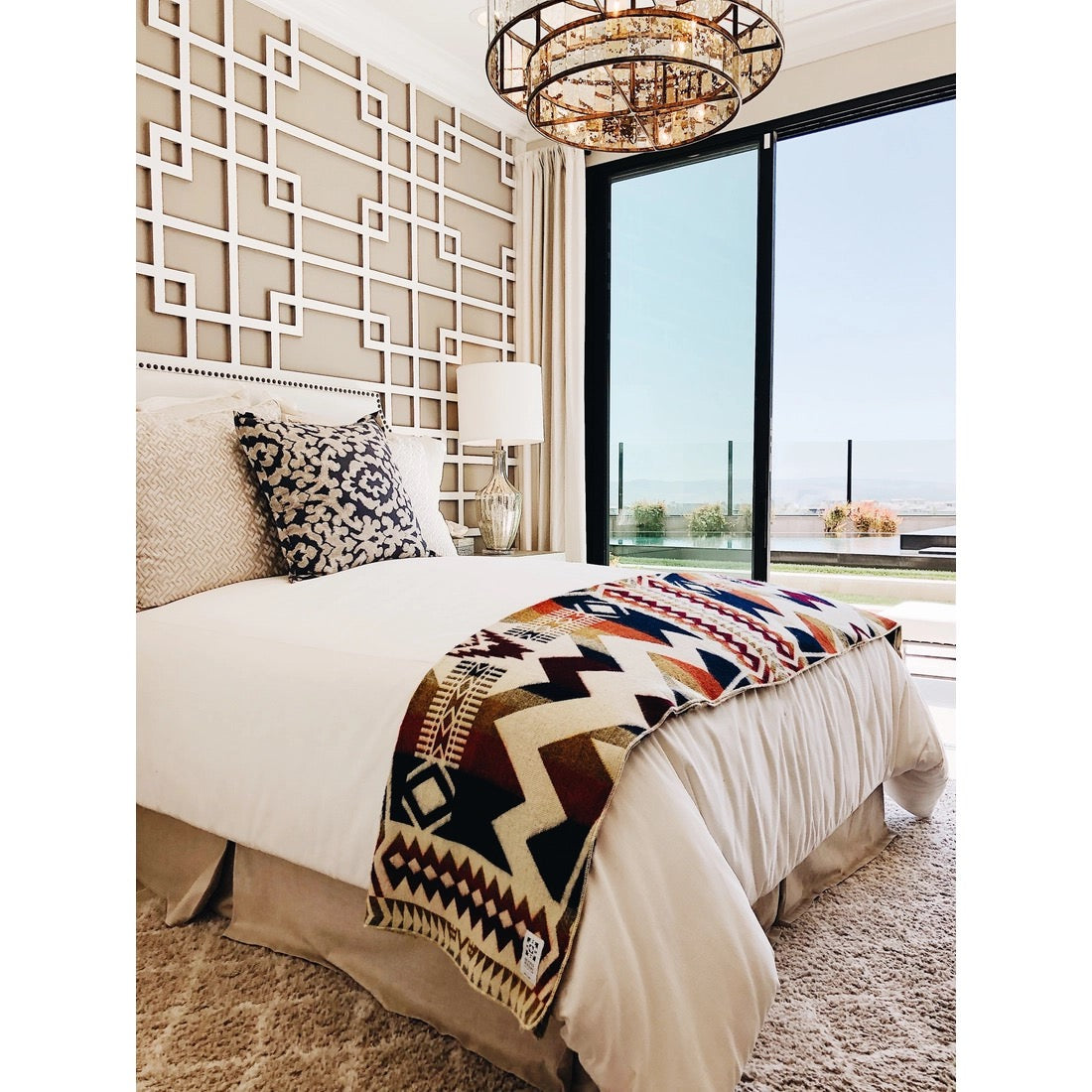 Awa - Vibrant Autumn Southwestern Blanket5