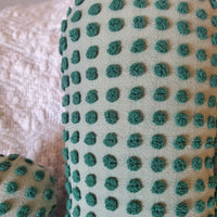 Polka-Dot Cactus Pillow Close Up